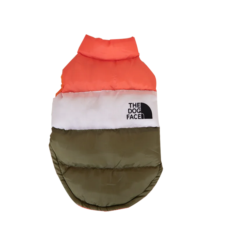 Winter Warm Dog  Clothes Designer Fashion Dog Cotton  Color Block Pet Coat For Small Dogs Chihuahua Puppy Costume Windproof