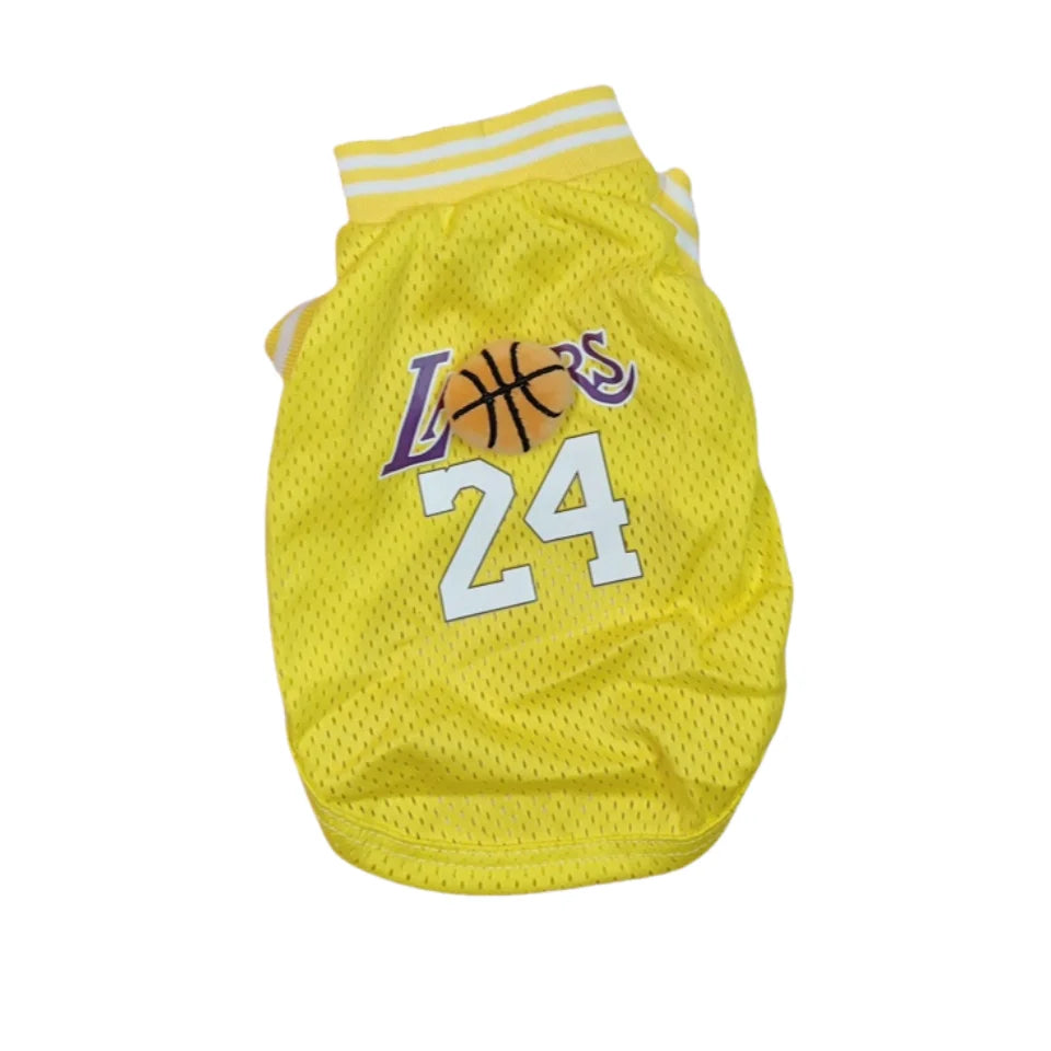 Breathable Pet Dog Mesh Vest Summer Shirt Dog Basketball Jersey Puppy Soft Vest Casual T-Shirt For Small Yorkies Pet Supply