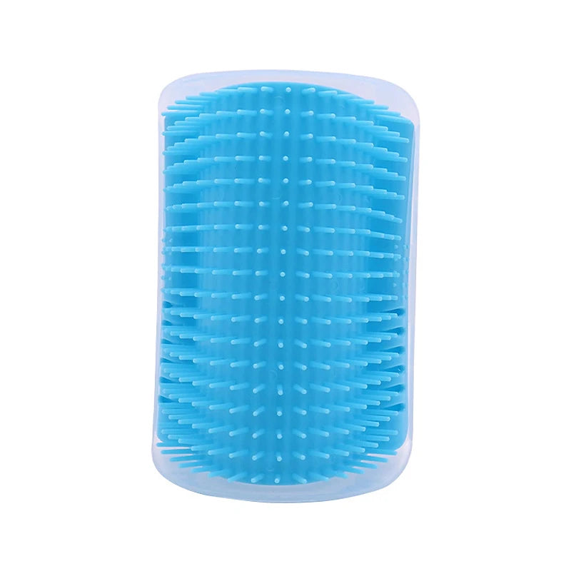 Cat Brush Comb Cat Toy with Catnip Cat Wall Brush Corner Cat Scratcher Massage Self Groomer Comb Pet Brush Corner cat scrubber