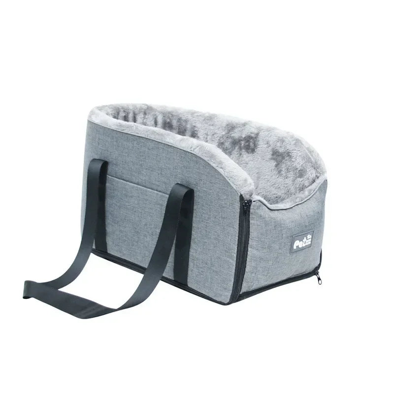 Portable Car Safety Pet Seat for Small Dogs and Cats, Travel Central Control, Transport Dog Carrier, Bag Protector