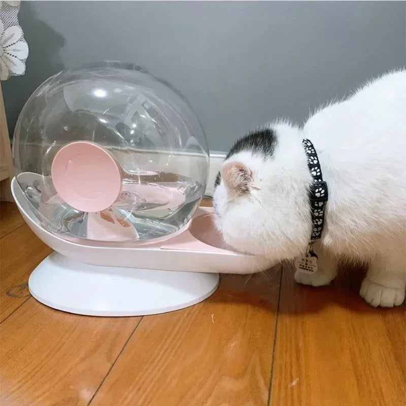 2.8L Automatic Cat Water Dispenser Dog Snail Drinking Bowl Large-capacity Filter Kitten Drinker No Electricity Pet Accessories