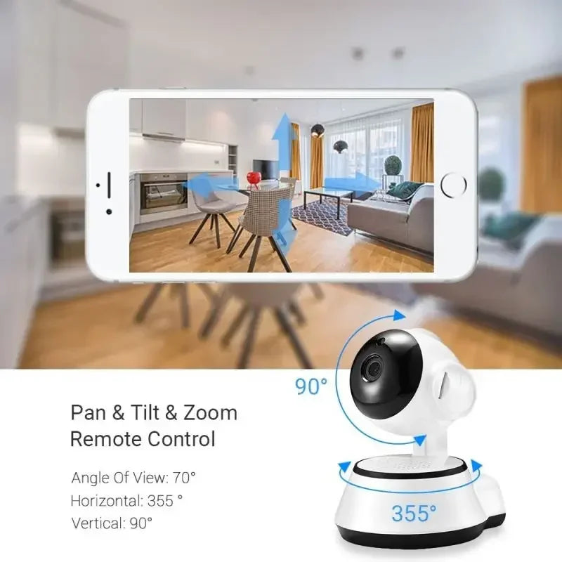 8MP 4K IP Camera Wireless Intelligent Auto Tracking of Human Surveillance Camera HD Cloud Smart Home CCTV Network Wifi Camera