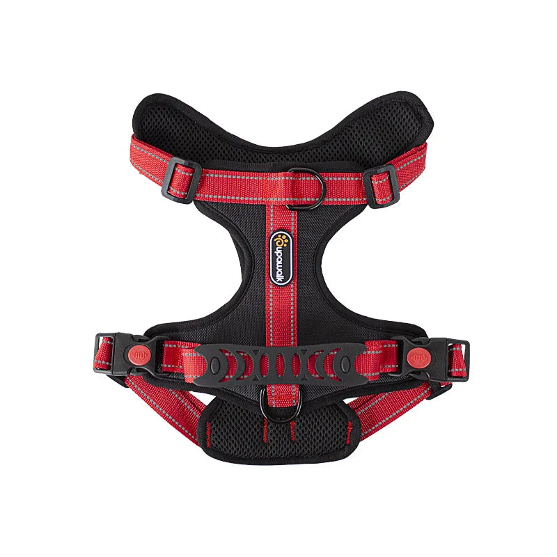 Pet Dog Harness for Medium Large Dogs Adjustable Reflective Vest Harnesses for Small DogsFront Clip Harness Easy Control Handle