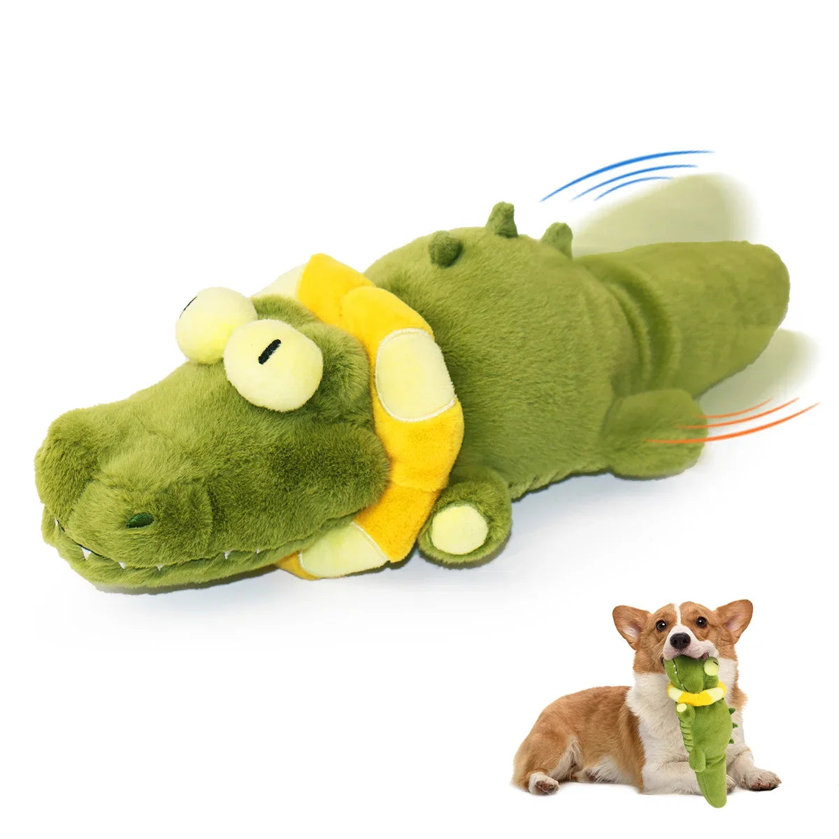 Interactive Movement Dog Toy Plush Dog Toy Wiggle Dog Toy Teething Dog Toy Self-play Dog toy Squeaky Dog Toy