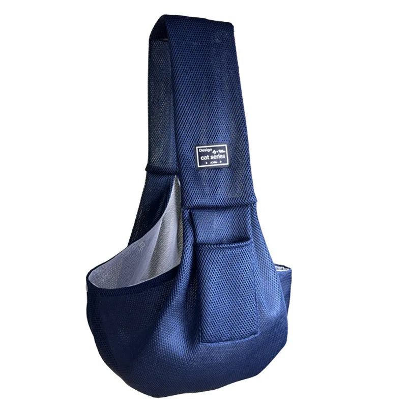 Universal Shoulder Bag for Pet, Crossbody Bag for Cats and Dogs, Lightweight, Breathable, Mesh, Travel, Safe, Portable