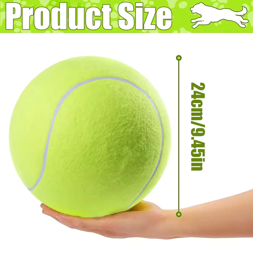 1 Pack 9.5 inch  Tennis Ball Large Dog Tennis Ball Pet Balls for Dogs for Outdoor/Indoor Sports Dog Gift Training Supplies