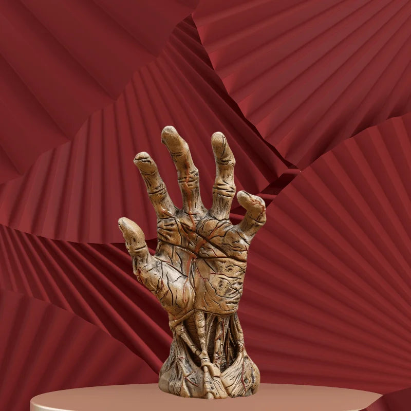Resin Crafts Home Decations Halloween Horror Themed Desktop Small Decorations Satan's Hand Creepy Design Ideal for Home