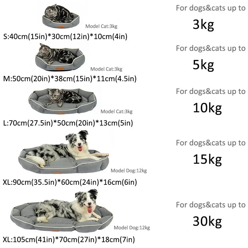 Dog Sofa Big Bed Pets Dogs Small Breeds Accessory Bedding Pet Supplies Cushions Mat Bad Blanket Cushion Fluffy Puppy Accessories